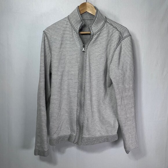 SOLD Hugo Boss Long Sleeve Reversable Light Jacket Size Large - Picture 10 of 11